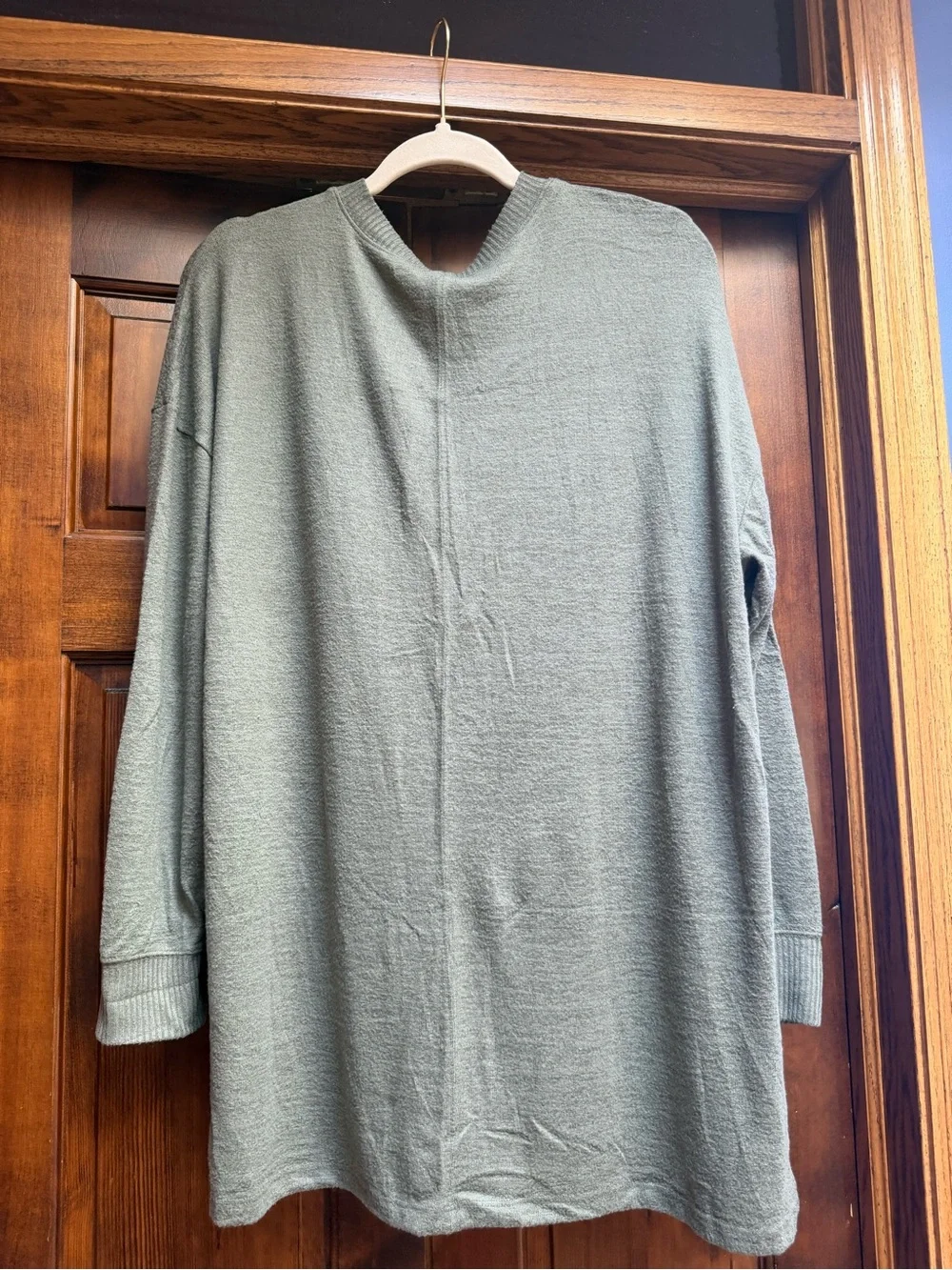 Abercrombie & Fitch Women’s Soft Boyfriend Henley Shirts-Navy, Olive, Burgundy